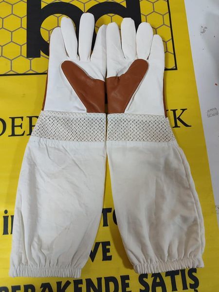 Arıcı Yarı Kuşaklı Deri Eldiven