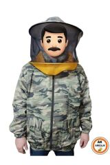 Ak Arıcılık Kamuflaj Maske