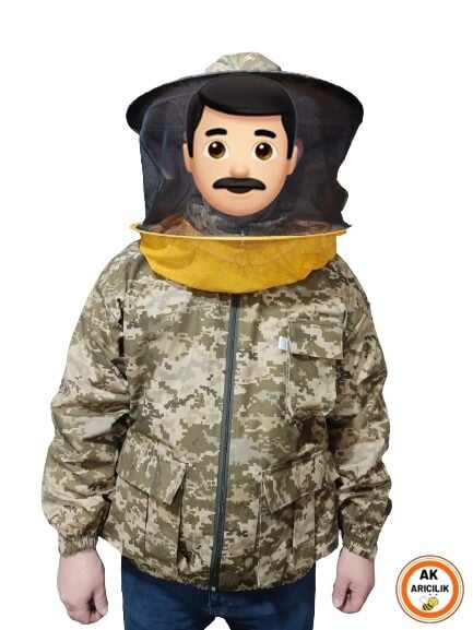 Ak Arıcılık Kamuflaj Maske